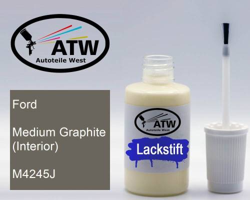 Ford, Medium Graphite (Interior), M4245J: 20ml Lackstift, von ATW Autoteile West.